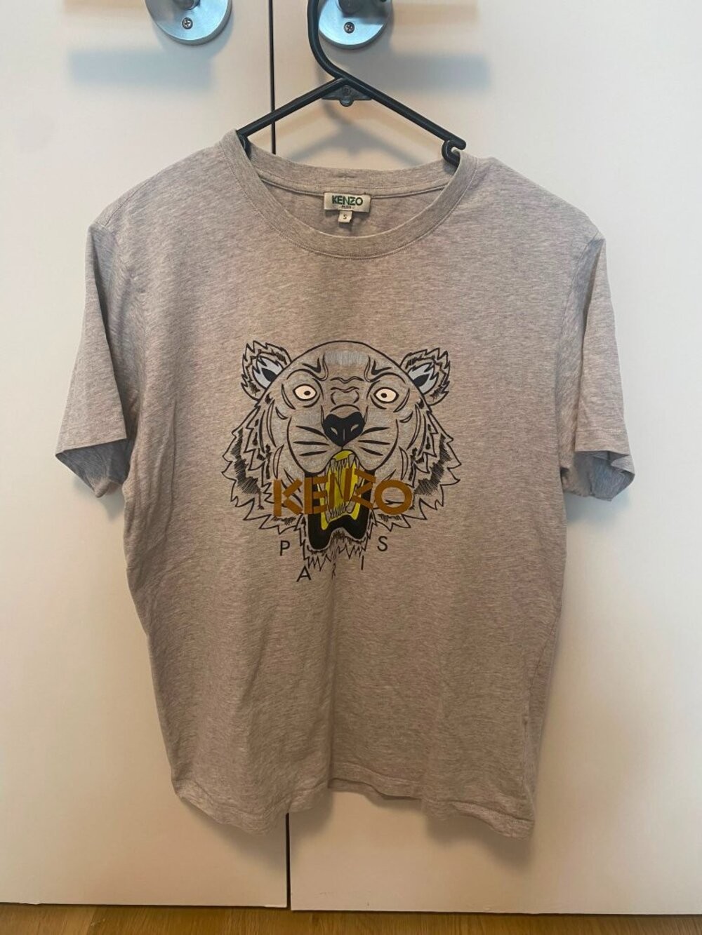 Kenzo Tiger T-Shirt Grey – Size S (Excellent Condition)
